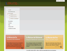 Tablet Screenshot of leblicqsprl.be